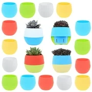 15 Pack Succulent Planter Pots 3 inches with Water Drainage Saucers for Window Plants Decoration