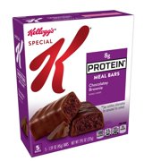 Kellogg's Special K Protein Meal Bar, Chocolatey Brownie, 8g Protein, 5 Ct