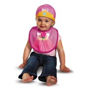 Disney Disguise Baby Girl's Sleeping Beauty Aurora Infant Bib and Hat Costume 0-6 Months