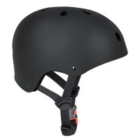 QUANFENG QF Adult Skateboard Helmet CPSC ASTM Certified Bike Skate Multi-Sport Helmet (L/Black)