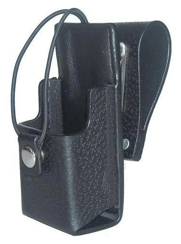 Replacement for Motorola HNN9011R Two Way Radio Leather Carry Case Holster with Swivel Belt Loop