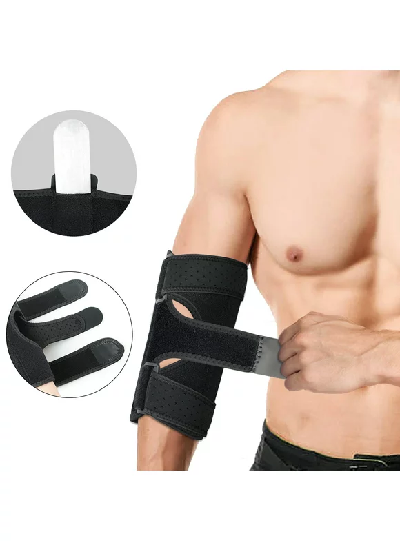 Tennis Elbow Support and Braces with 2 Removable Metal Splints for Women & Men,Elbow Brace for Tendonitis and Tennis Elbow Relief,Arm Brace Compression Sleeve