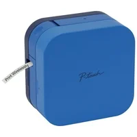 Brother P-Touch Cube Smartphone Label Maker, Bluetooth Wireless Technology - Blue