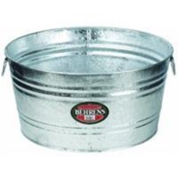 behrens 2, 15-gallon round steel tub