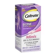 Caltrate Calcium and Vitamin D3 Supplement Plus Minerals Mini Tablets 150 Ea