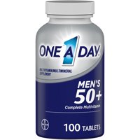 One A Day Men's 50+ Multivitamin Tablets, Multivitamins for Men, 100 Ct
