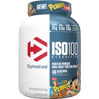 Dymatize ISO100 Hydrolyzed Whey Isolate Protein Powder, Fruity Pebbles, 3 lb