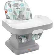 Fisher-Price SpaceSaver Adjustable High Chair, Pebble Stream