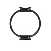 Pilates Ring Unbreakable Fitness Yoga Ring Power Resistance Exercise Circle for Shaping and Fitness Black