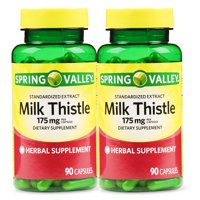 Spring Valley Milk Thistle Extract Capsules, 175mg, 180 Count