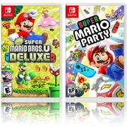New Super Mario Bros. U Deluxe + Super Mario Party - Two Game Bundle - Nintendo Switch