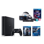 Refurbished PlayStation VR Launch Bundle PlayStation 4 Slim 500GB Console U Driveclub Uncharted 4
