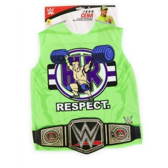 John Cena Shirt with attached Championship Belt