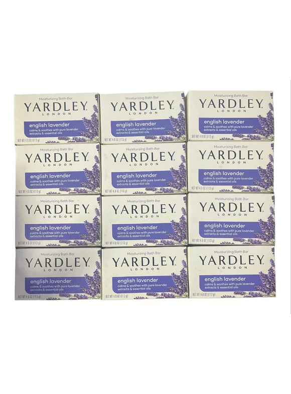 Yardley English Lavender Bar Soap 4Oz (12Pack)
