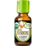 Organic Frankincense Essential Oil (100% Pure - USDA Certified Organic) Best Therapeutic Grade Essential Oil - 30ml