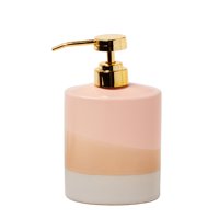 SKL Home Alanya Lotion/Soap dispenser, Pink, 10.34 oz