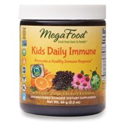 MegaFood, Kids Daily Immune Booster Powder, Promotes a Healthy Immune Response, Drink Mix Supplement, Gluten Free, Vegan, 2.3 oz (30 Servings)