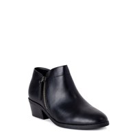 Time and Tru Zipper Bootie (Women's) (Wide Width Available)
