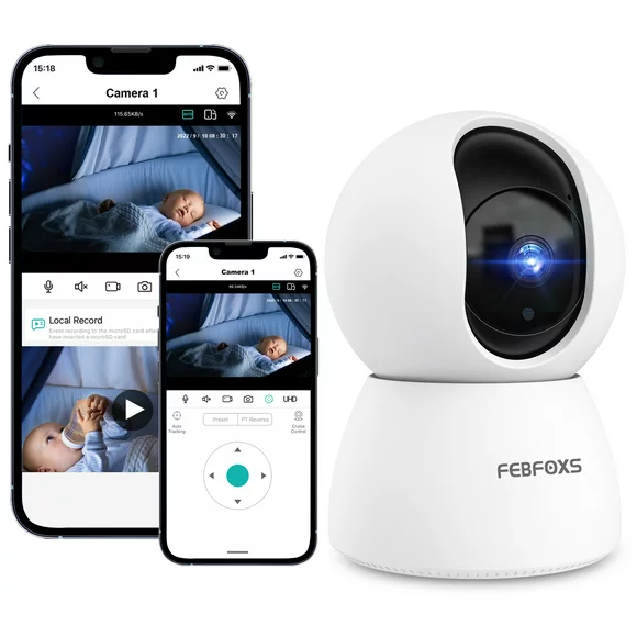 Febfoxs D305 Baby Monitor Security Camera for Home Security