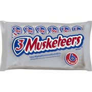 3 Musketeers Full Size Chocolate Candy Bars, 1.92 Oz, 6 Count