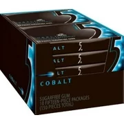 Wrigley's 5 Sugar Free Gum Cobalt 10 pack (15 ct per pack) (Pack of 6)