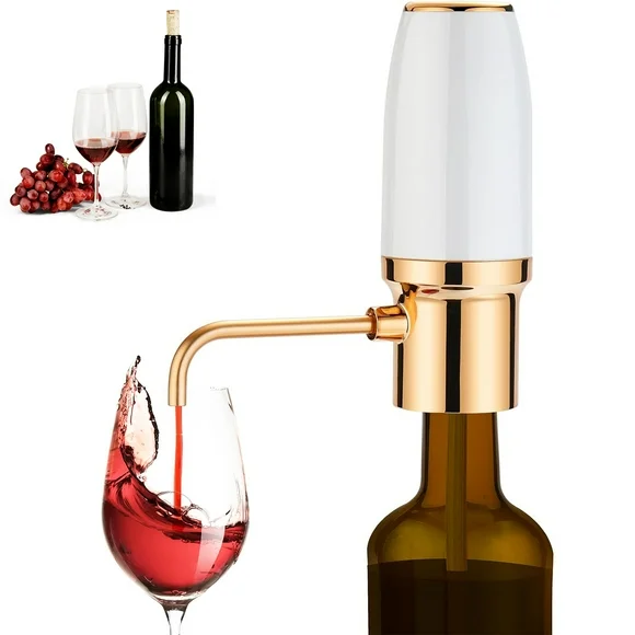 Electric Wine Aerator, Automatic Wine Decanter, One Touch Wine Dispenser Wine Pourer, USB Rechargeable, Wine Lover Gifts for Women Men