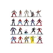 Jada Toys Marvel Nano METALFIGS 20-Pack Wave 2 Die-Cast, 1.65", Collectible Figurines, 100%