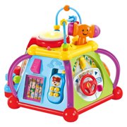 CifToys Musical Activity Cube Play Center Educational Learning Baby Toys for Toddlers Kids Girls Boys