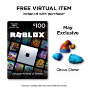 Roblox $100 Digital Gift Card [Includes Exclusive Virtual Item] [Digital Download]