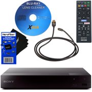 Sony BDP-S3700 Streaming Blu-Ray Disc Player with Wi-Fi + Remote Control + Xtech Blu-Ray Disc Laser Lens Cleaner + Xtech High-Speed HDMI Cable w/Ethernet + HeroFiber Ultra Gentle Cleaning Cloth