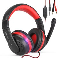 Gaming Headsets, EEEkit Stereo Game Headset Wired PC Gaming Headphones with Noise Canceling Mic, Over Ear Gaming Headphones Compatible for PC/MAC/PS4/Xbox one