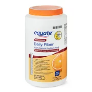 Equate Daily Fiber Orange Smooth Fiber Powder, 48.2 oz