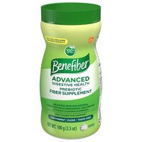 Benefiber Advanced Prebiotic Fiber Supplement Powder for Digestive Health, Unflavored - 3.5 Ounces