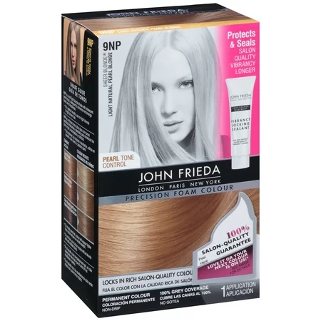 John Frieda Precision Foam Hair Colour 9np Light Natural Pearl