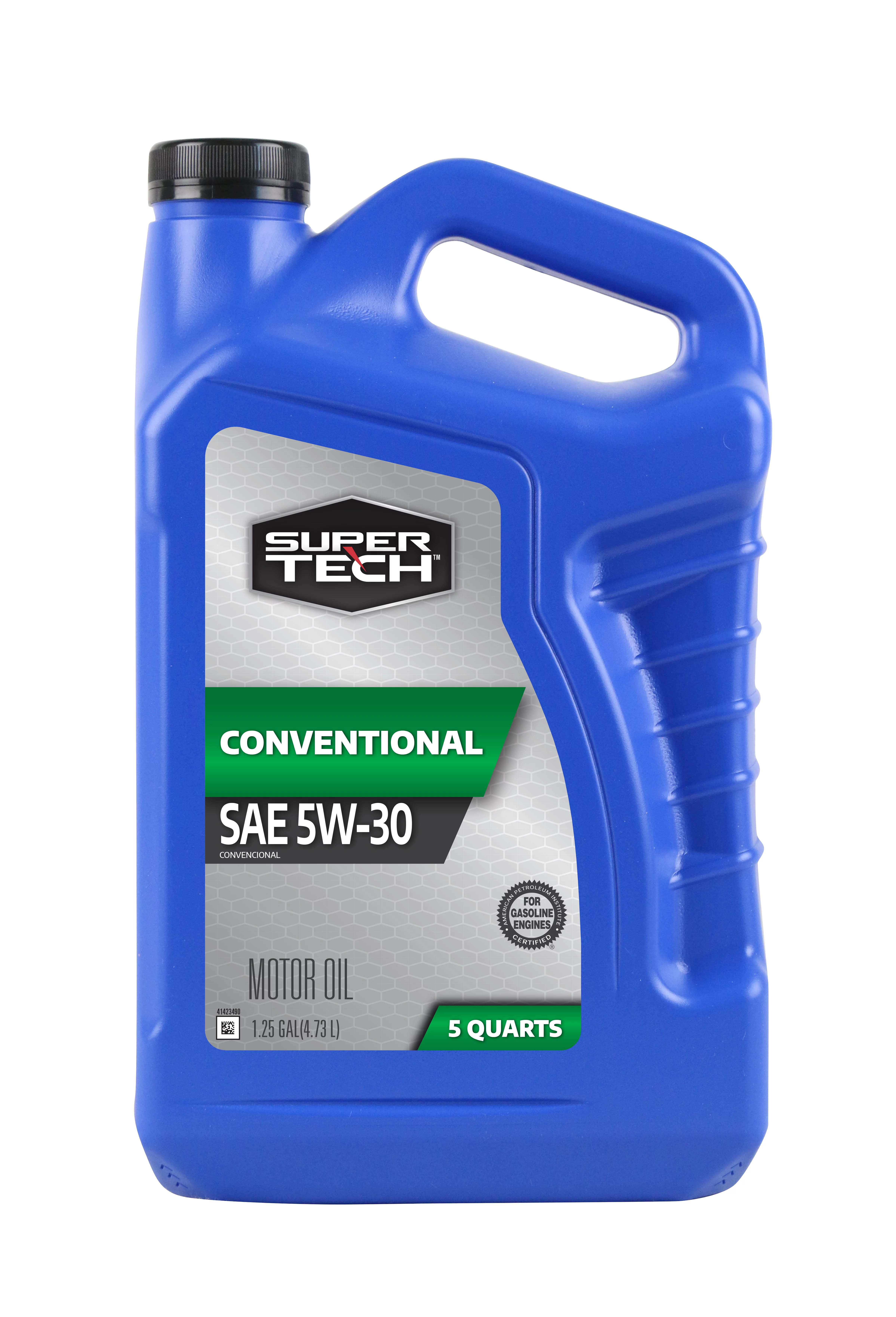 Super Tech Conventional SAE 5W-30 Motor Oil, 5 Quarts