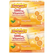 Emergen-C Vitamin C Supplement Powder for Immune Support, Tangerine, 60 Ct