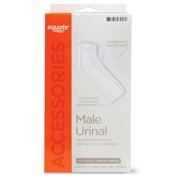 Equate Male Urinal, Urine Bottle with Spill Proof Lid with Graduated Measurements, 32 fl oz. Capacity.