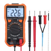 ESYNIC 2000 Counts Digital Multimeter 8233D TRMS NCV AC DC Current Voltage Temperature Transistor (hFE) Diode and Continuity Tester