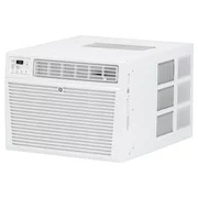 GE 24,000 BTU 230-Volt Smart Window Room Air Conditioner with Remote, AEG24DZ, White