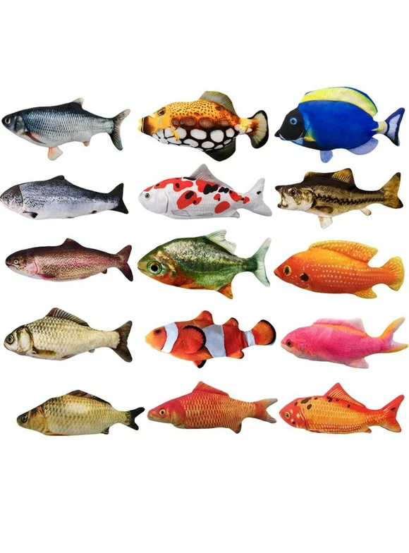 Electric Jumping Fish No Include Chargeable Motor Separately Moving Kicker Fish Toy Realistic Flopping Fish Fun Toys