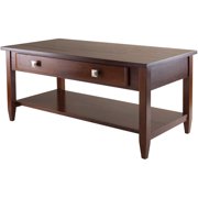 Winsome Wood Richmond Coffee Table with Drawer, Walnut Finish