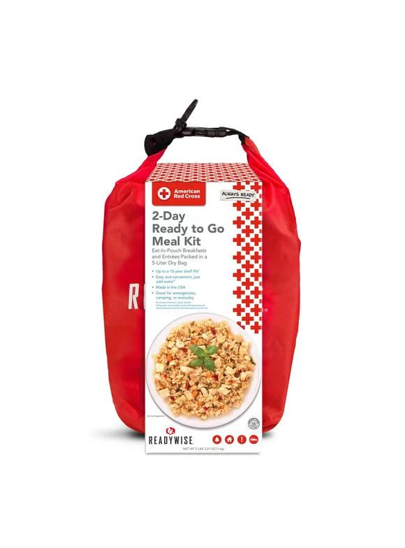 American Red Cross 2 Day Ready to Go Meal Kit by ReadyWise