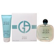 ($120 Value) Giorgio Armani Acqua Di Gioia Perfume Fragrance Gift Set for Women, 2 Pieces