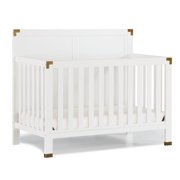 Baby Relax Miles 5-in-1 Convertible Crib, Nursery Furniture, White