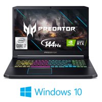 Acer Predator Helios 300 Gaming Laptop, 10th Gen Intel Core i7-10750H, Overclockable NVIDIA RTX 2060, 17.3" Full HD 144Hz Display, 16GB DDR4, 512GB NVMe SSD, RGB Backlit Keyboard, PH317-54-75K8