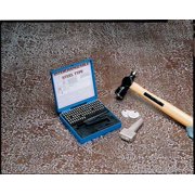 YOUNG BROS. STAMP WORKS 31129 Steel Type Marking Kit w/ Holder,1/8in