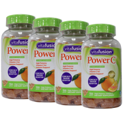 4 Pack - Vitafusion Power C Adult Vitamins Gummy, Immune Support, Natural Orange 150 ea