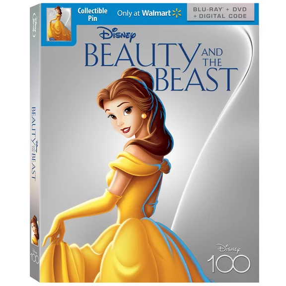 Beauty and The Beast - Disney100 Edition Payless Daily Exclusive (Blu-ray   DVD   Digital Code)