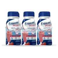 Ensure Plus Nutrition Shake, 24 Count, With 16 Grams of High-Quality Protein, Meal Replacement Shakes, Strawberry, 8 fl oz