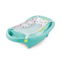 Summer Comfy Clean Deluxe Newborn to Toddler Bath Tub (Teal)